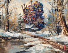 Load image into Gallery viewer, The Traveling Castle (Winter)