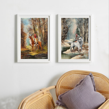 Load image into Gallery viewer, Princess and Her Wolf