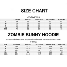 Load image into Gallery viewer, Zombie Bunny Hoodie