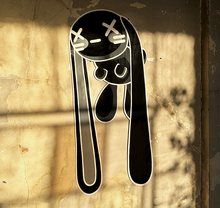 Load image into Gallery viewer, Zombie Bunny Painting - Black 1/1